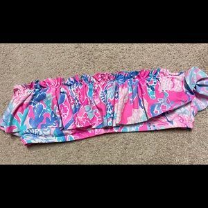 Lilly Pulitzer strapless bikini top